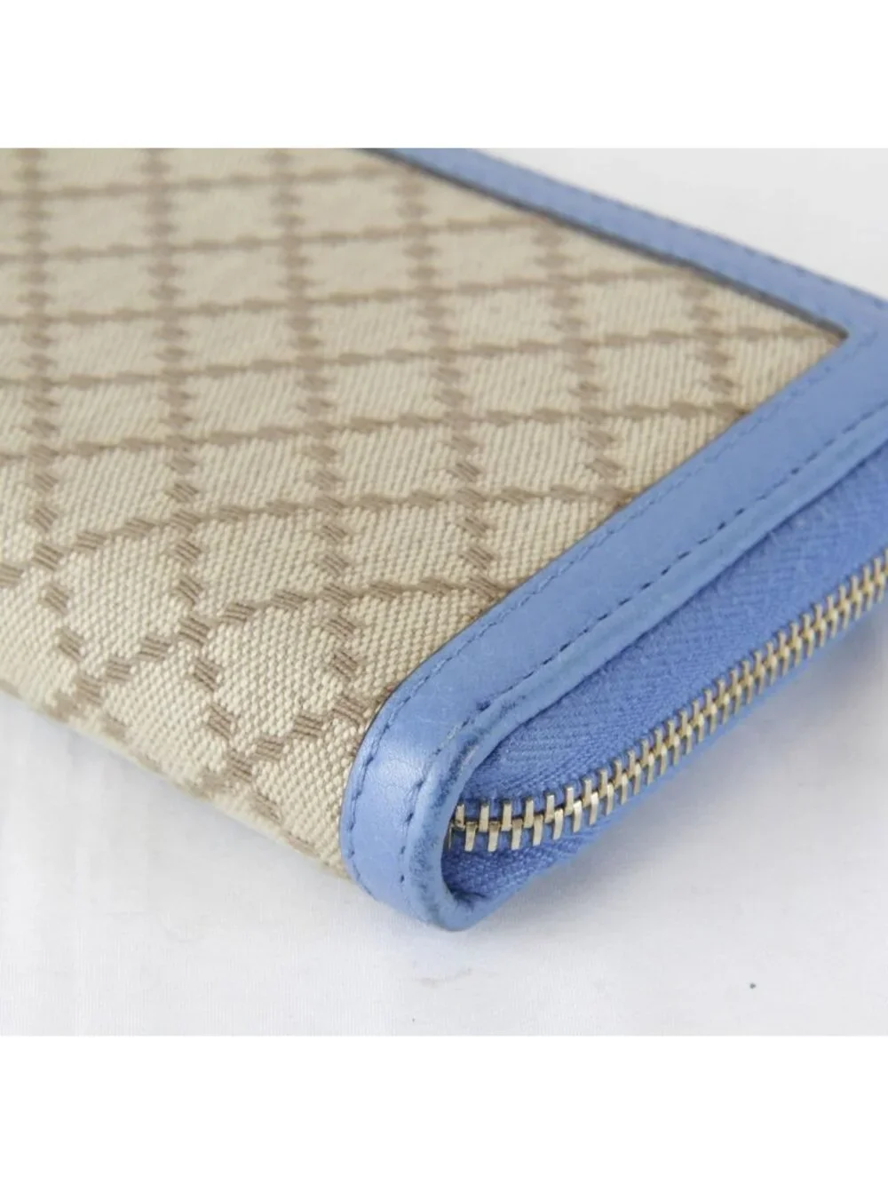 Gucci Wallet Canvas Leather Blue - Picture 5 of 10